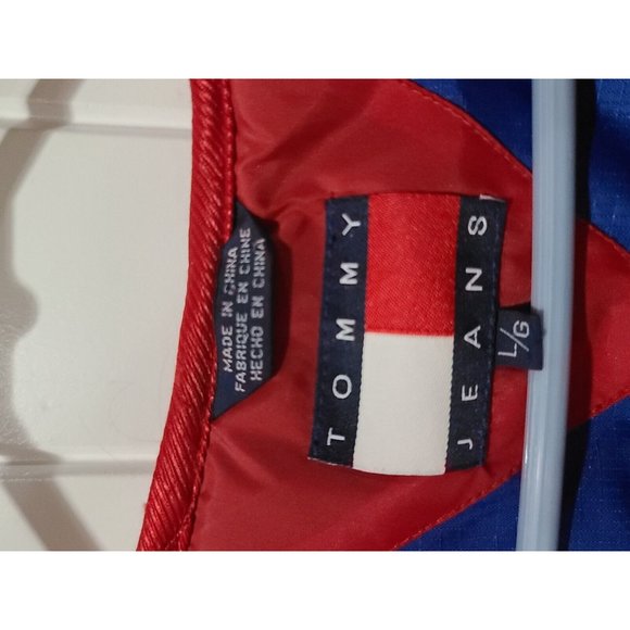 Tommy Hilfiger Jeans Sport Edition Zip Up Racing Jacket Men's Size L Vintage - Picture 8 of 8